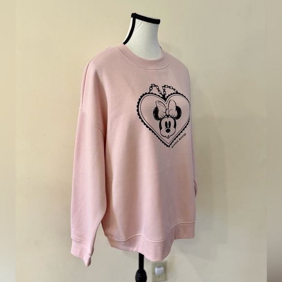 Disney Minnie Mouse Pink Crewneck - Picture 2 of 4